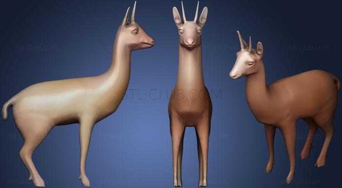 3D model Klipspringer (STL)